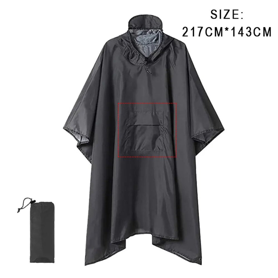 3 In 1 Military Poncho - Military Overstock