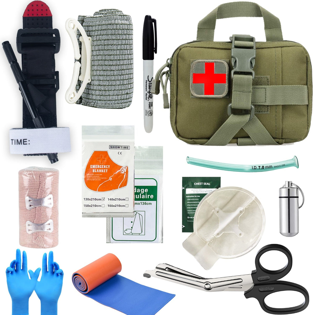 Emergency Belt Trauma Kit (BTK) Military Overstock
