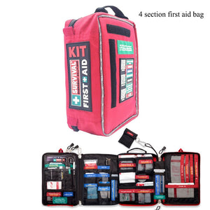 The Survivor First Aid Medical Kit + Waterproof Bag - Military Overstock