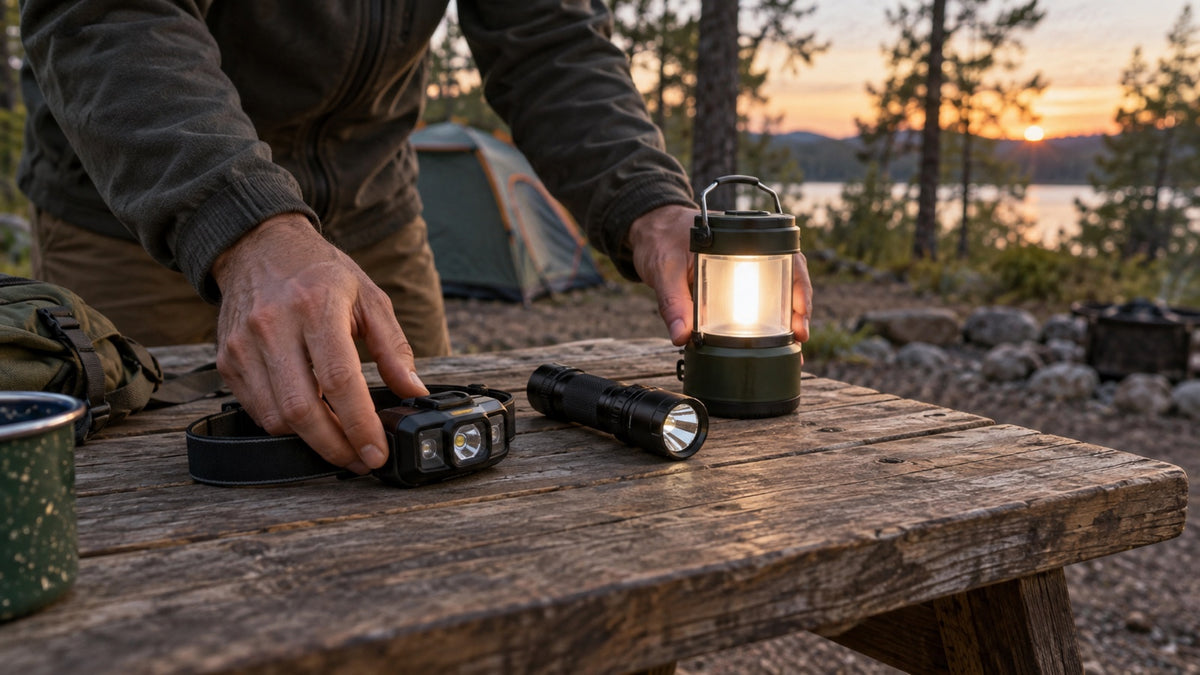 How to Set Up Camp Lighting Before Sunset