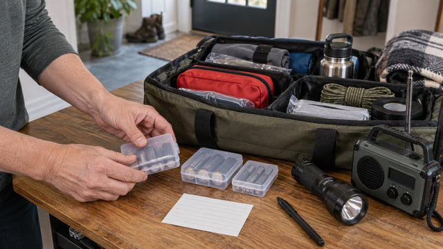 How to Organize Batteries in an Emergency Kit