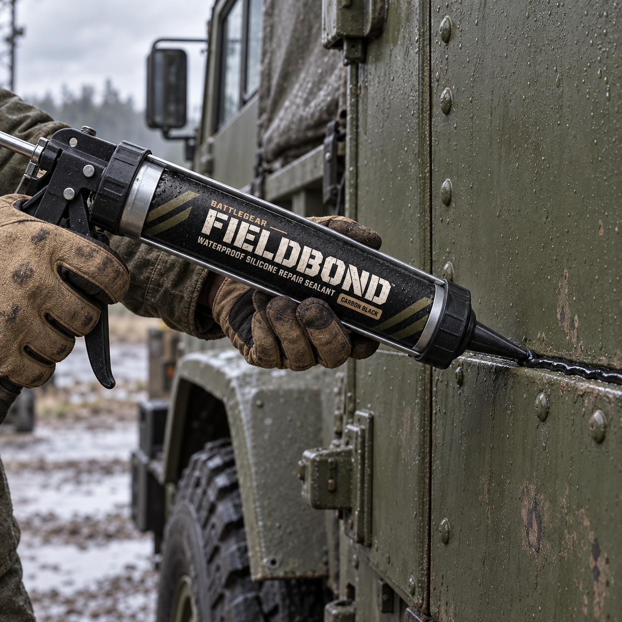 BattleGear™ FieldBond Waterproof Silicone Repair Sealant - All-Weather Field Repair Tube