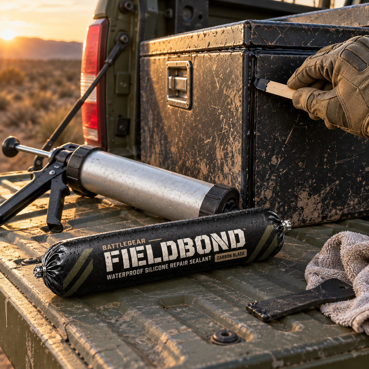 BattleGear™ FieldBond Waterproof Silicone Repair Sealant - All-Weather Field Repair Tube