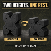 Thumbnail for TacSight™ X-Block Tactical Bipod Shooting Rest - Lightweight Firearm Stabilizer