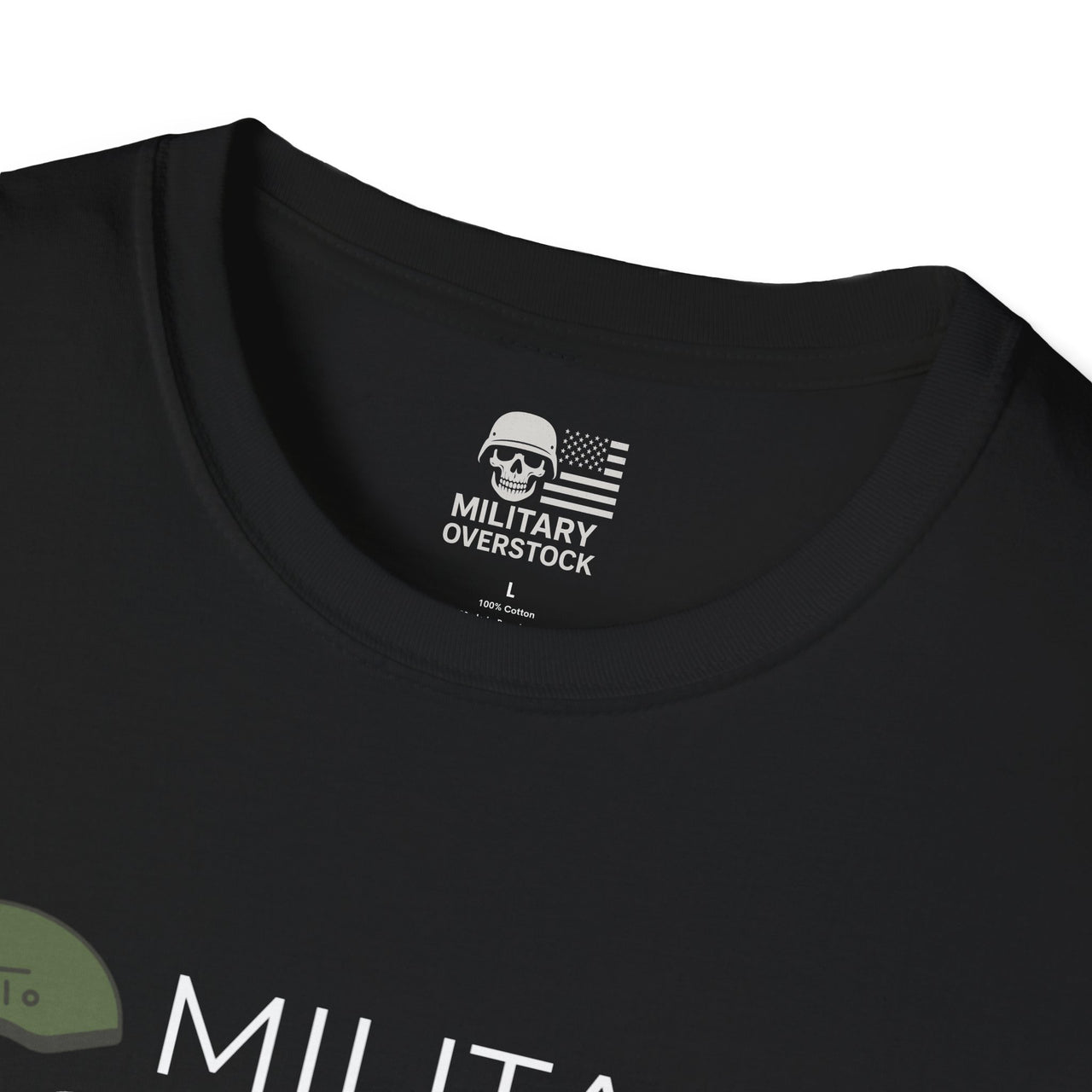 Military Overstock™ Logo T-Shirt – Softstyle Comfort. Hardline Attitude.
