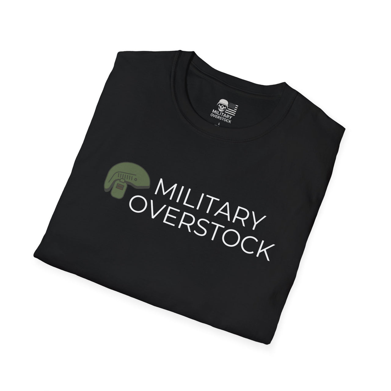 Military Overstock™ Logo T-Shirt – Softstyle Comfort. Hardline Attitude.
