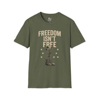 Thumbnail for Freedom Isn't Free T-Shirt - Patriotic Military Graphic Tee