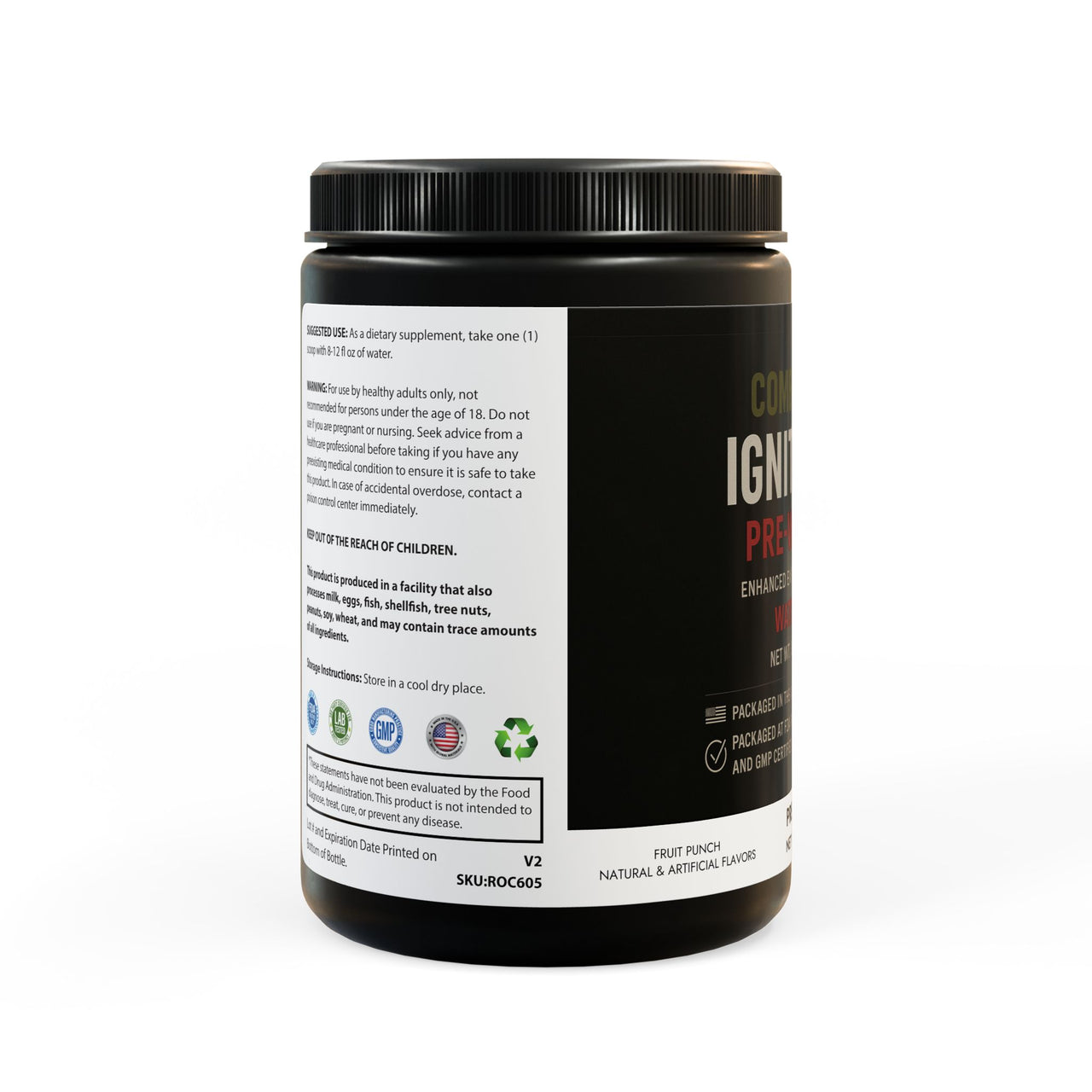 Combat Fuel™ Ignite OPS™ Pre-Workout – Fruit Punch (204g, 7.1oz)