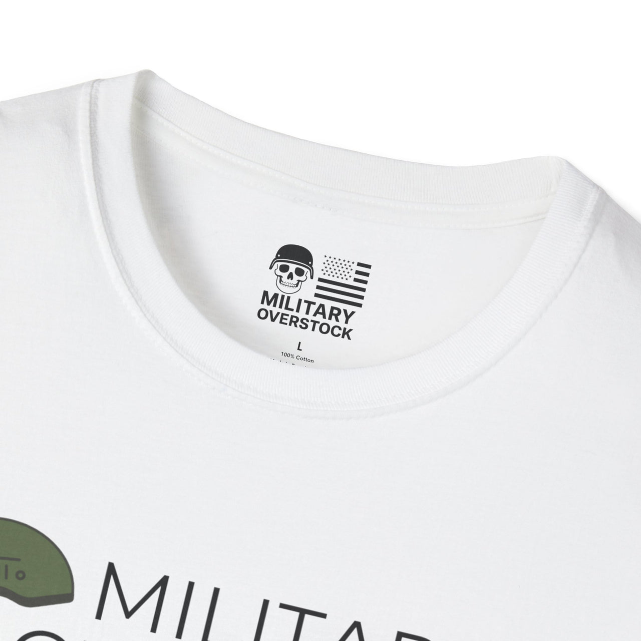 Military Overstock™ Logo T-Shirt – Softstyle Comfort. Hardline Attitude.
