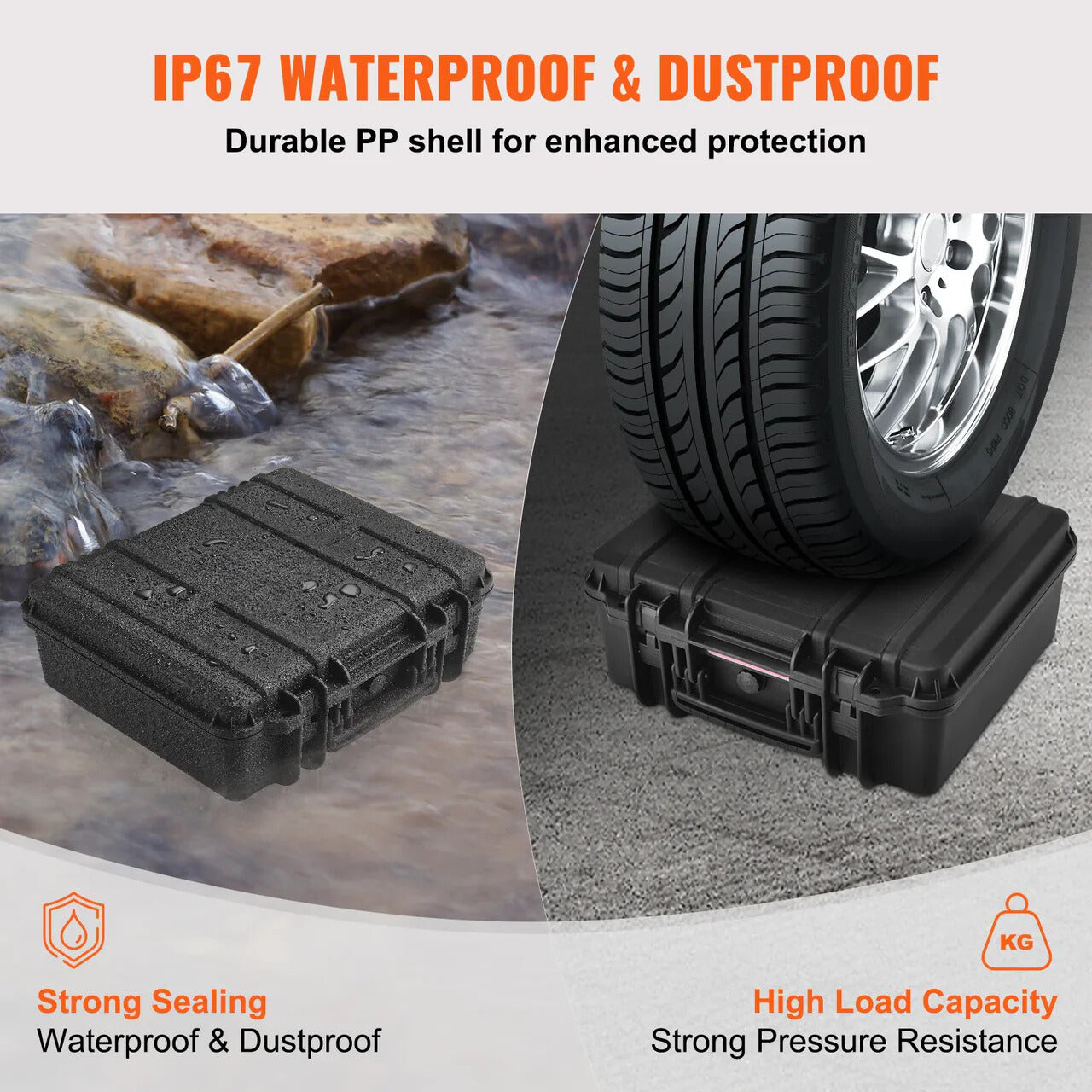 RangeBox™ Hard Pistol Case with Pre-cut Foam Lining