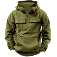 Thumbnail for Winter-Ops Multi-Pocket Tactical Hoodie