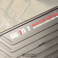 Thumbnail for BattleGear™ 66-in-1 Tactical Ratchet Screwdriver Set - Field Repair Kit with Magnetic T-Handle