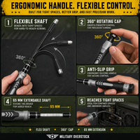 Thumbnail for BattleGear™ 132-in-1 Precision Screwdriver Set - Tactical Repair Tool Kit with Magnetic Bits