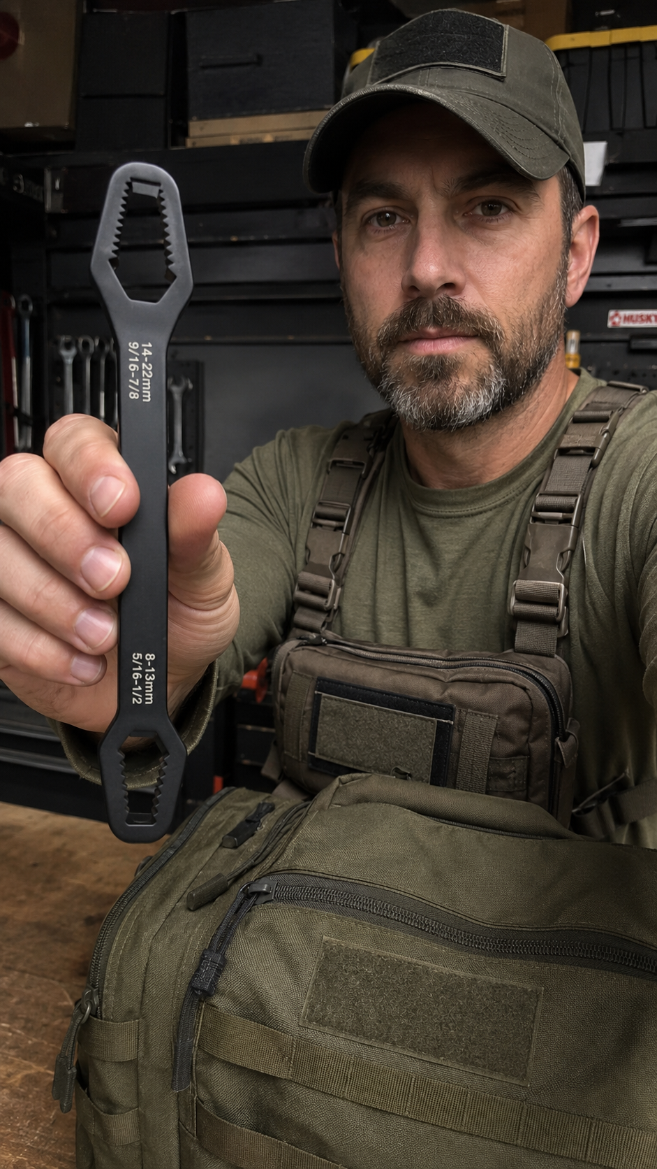 BattleGear™ Universal Double-Headed Self-Tightening Wrench Set - Tactical Adjustable Wrench