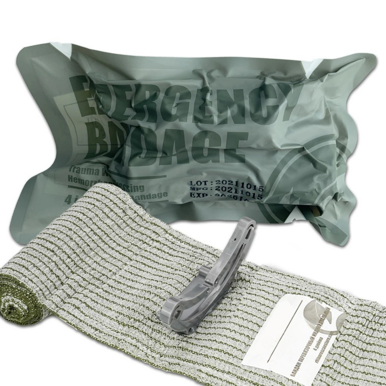 Tactical 4/6" Emergency Bandage – Combat Trauma Wound Dressing