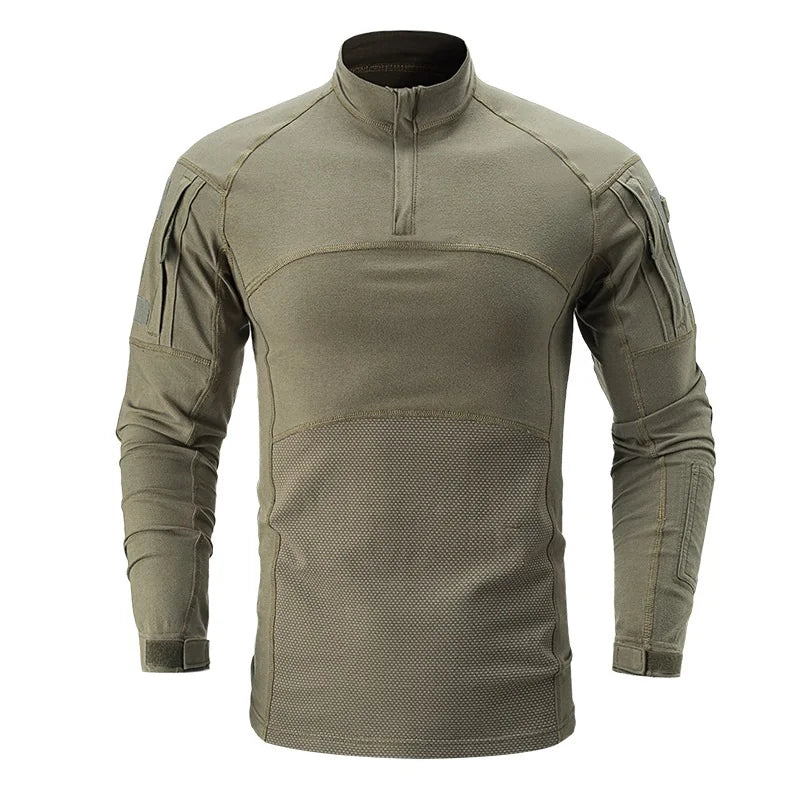 BattleGear™ – Frog Skin Camo Combat Shirt | Lightweight Tactical Performance