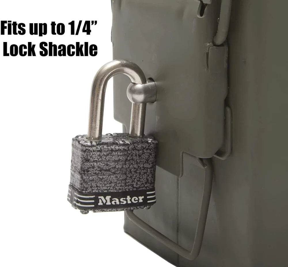 BattleGear™ – 50 Cal Ammo Box Can Steel Gun Lock Hardware Kit