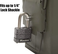 Thumbnail for BattleGear™ – 50 Cal Ammo Box Can Steel Gun Lock Hardware Kit