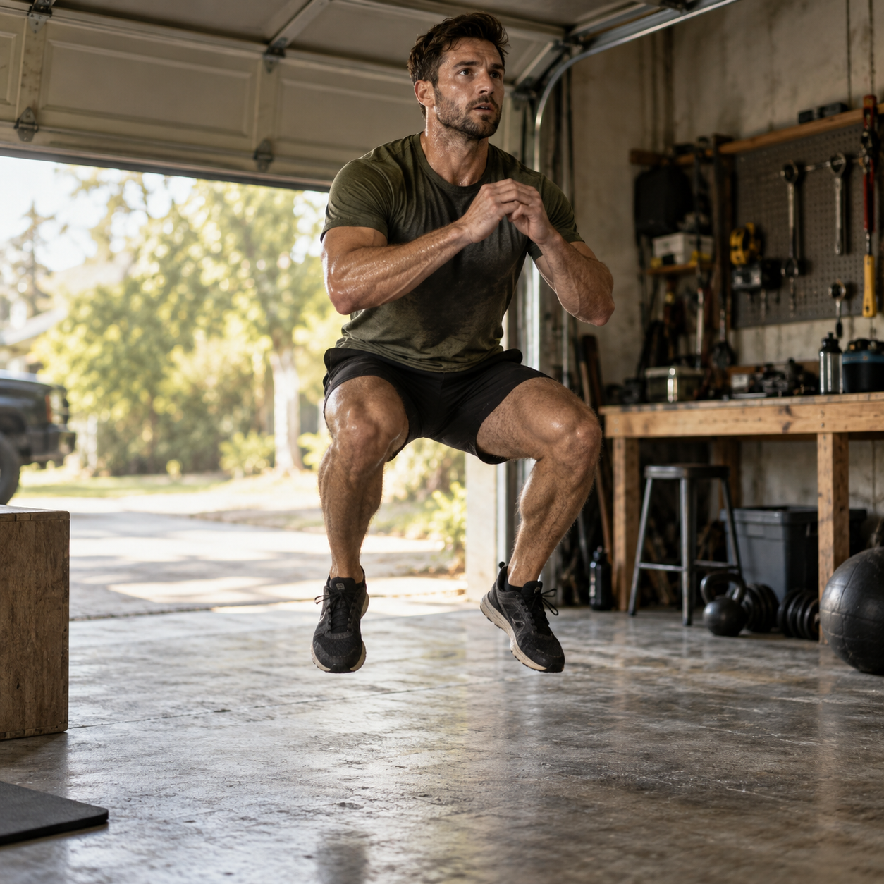 Training at garage