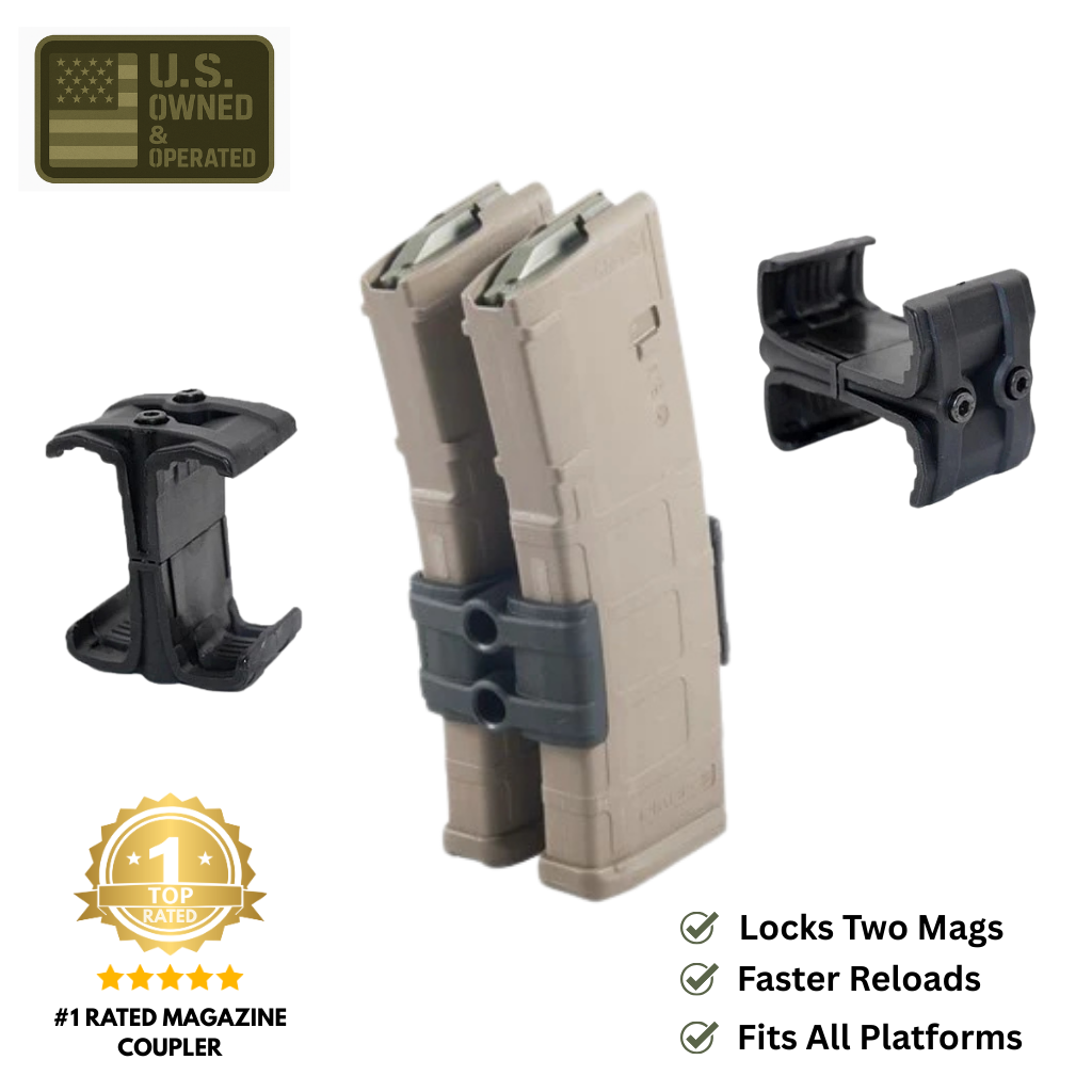 MagConnect™ Tactical Mag Coupler – Faster Reloads for AR-15, AK & MP Mags