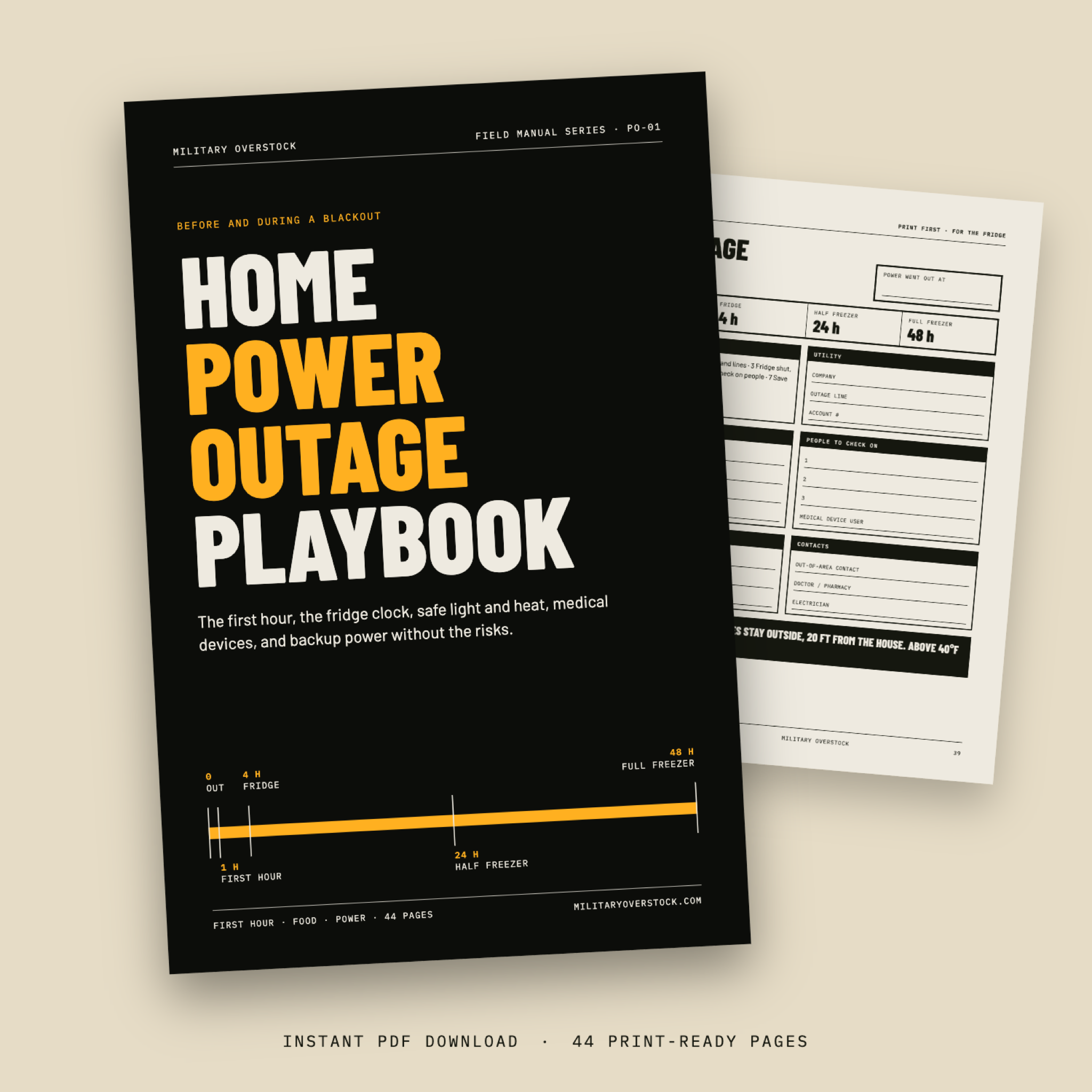 Home Power Outage Playbook