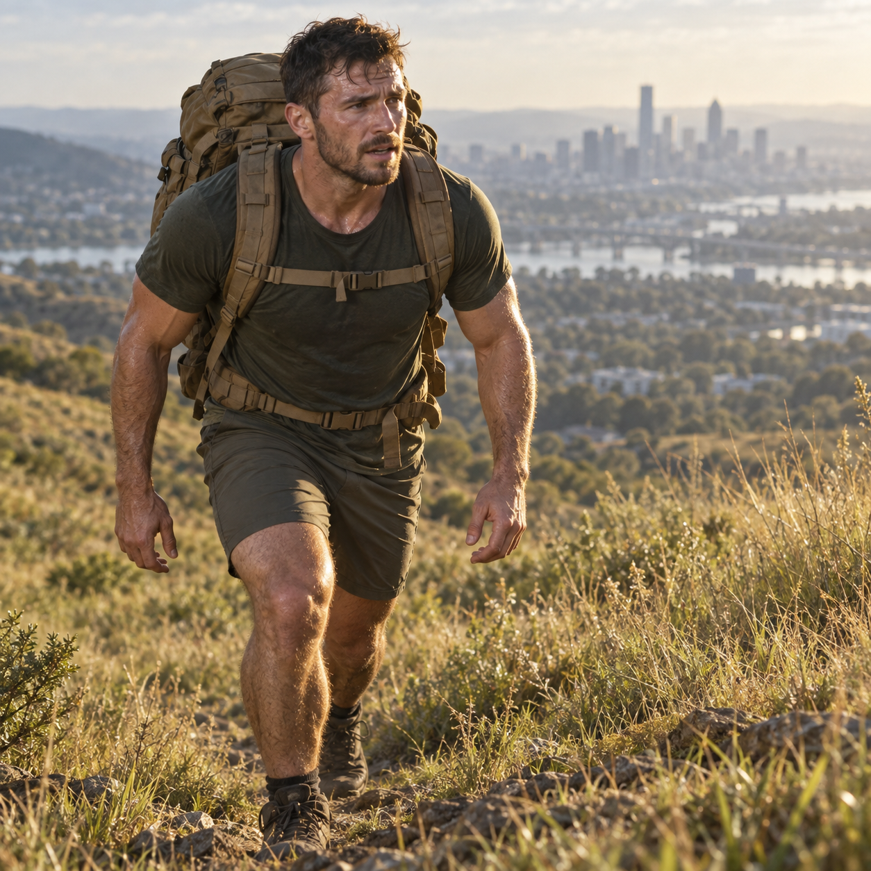 Rucking up a hill