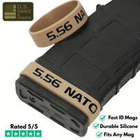 Thumbnail for Magazine Marking Bands™ – Color-Coded Caliber ID Bands for AR Mags (6 Pack)