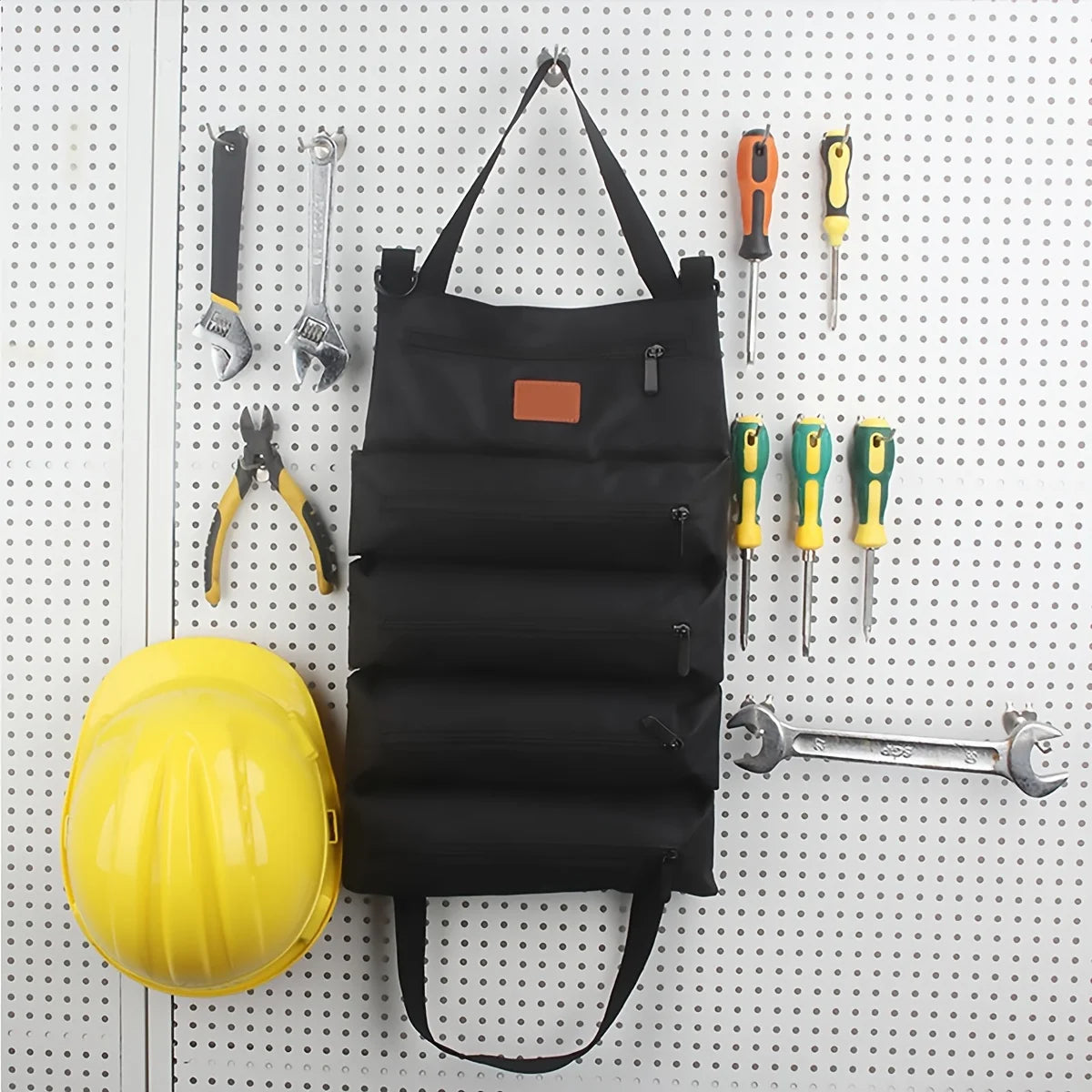 Tactical Roll Up Tool Bag – Canvas Wrench & Gear Organizer