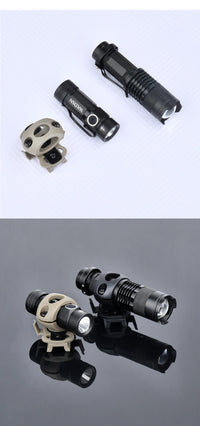 Thumbnail for FieldLux Tactical Helmet Light - Strobing LED Scout Light for FAST Helmet Rail