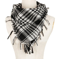 Thumbnail for BattleGear™ Tactical Plaid Shemagh Scarf - Lightweight Breathable Army Scarf for Men & Women