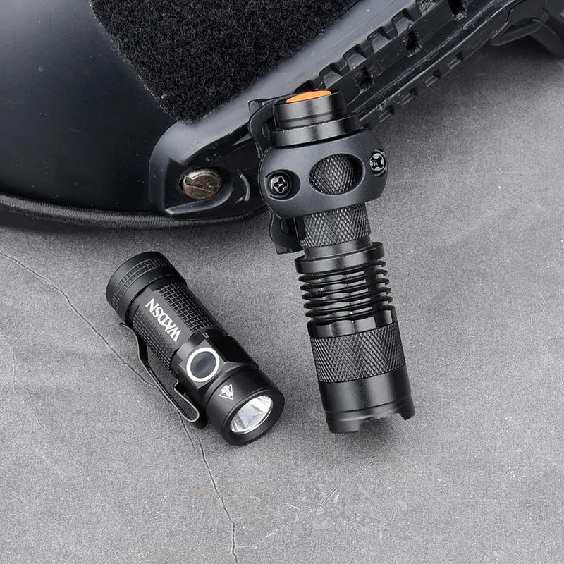 FieldLux Tactical Helmet Light - Strobing LED Scout Light for FAST Helmet Rail