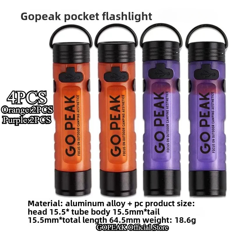 FieldLux™ Pocket Mini Flashlight - Key Chain EDC Light with Magnetic Cap
