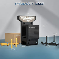 Thumbnail for TacGear AR-15 wall mount rifle rack with spare magazine holder