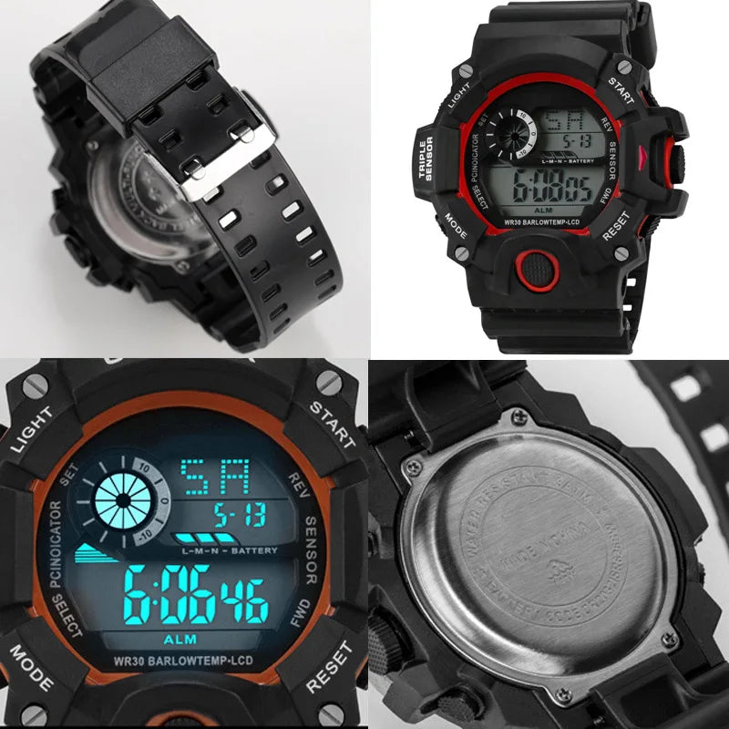 TacTime™ Digital Military Watch - Sports Electronic Wristwatch