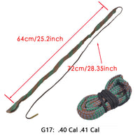 Thumbnail for BattleGear™ – Tactical Gun Bore Rope Brush Cleaner - Multi-Caliber Rifle Barrel Cleaning