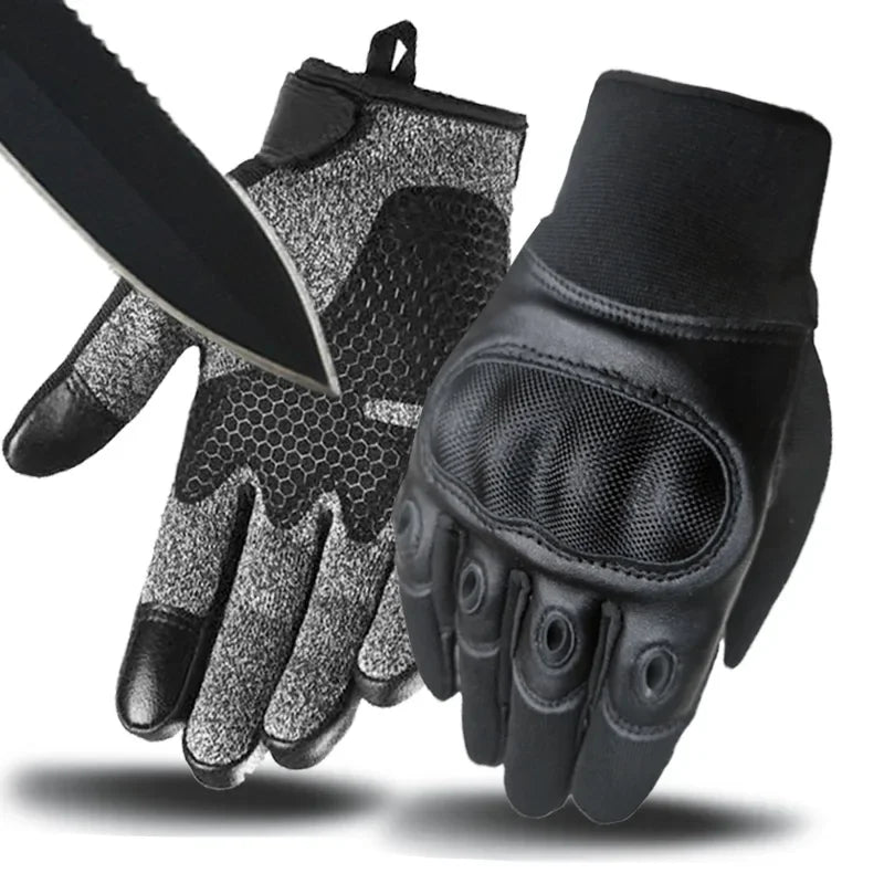 Level 5 Tactical Combat Gloves – Anti-Cut & Anti-Stab Defense Gear