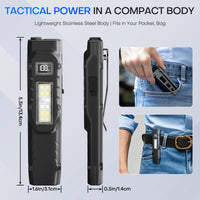 Thumbnail for BattleGear™ - Flat EDC Tactical Flashlight - 1500 Lumen Rechargeable Pocket Light