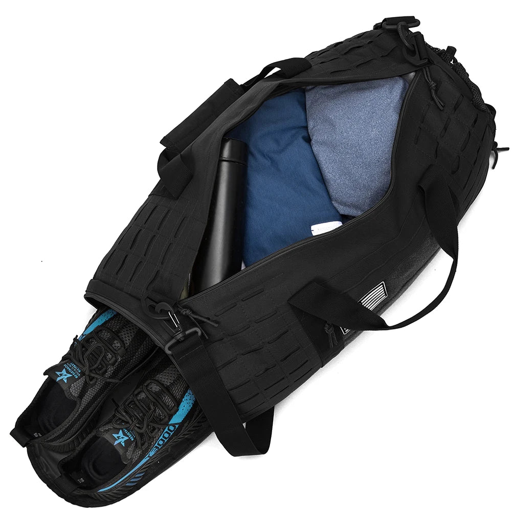 BattleGear™ - 40L Tactical Range Duffel - Multi-Compartment Gear Bag