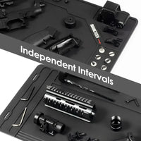 Thumbnail for BattleGear™ magnetic gun cleaning work mat with parts organizer