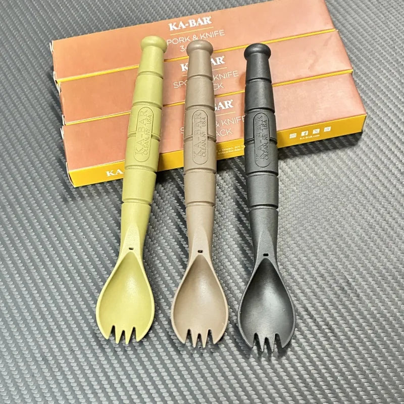 BattleGear EDC Cutlery Set - Fork Spoon Knife Combo