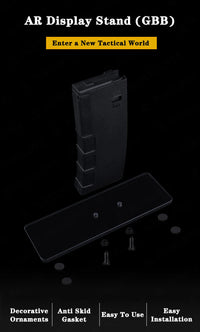 Thumbnail for BattleGear™ - AR/M4 GBB Display Stand - Anti-Slip Tabletop Rack