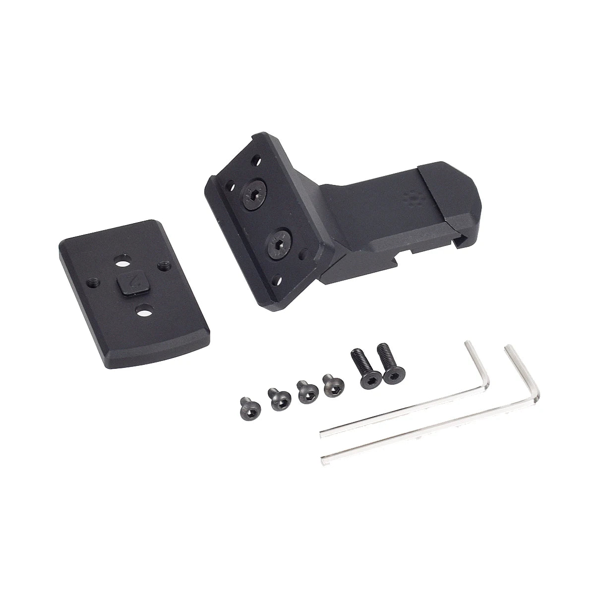 TacSight™ – 35/45° Offset Red Dot Optic Mount – Aluminum Mount for T01 T02 RMR