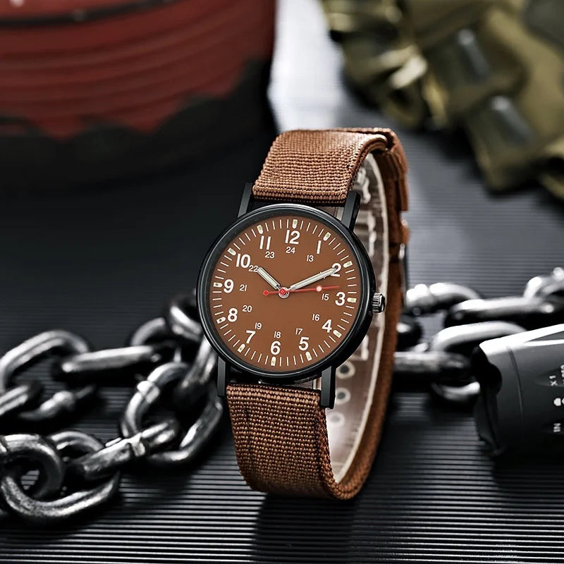 TacTime™ – Casual Nylon Band Military Watch
