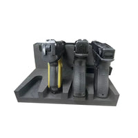 Thumbnail for BattleGear™ 4-Slot Pistol Holder Rack - EVA Foam Gun Safe Organizer