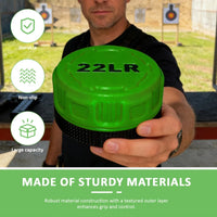 Thumbnail for BattleGear™ Mini .22LR Ammunition Storage Box – Compact Secure Screw-Lid Case