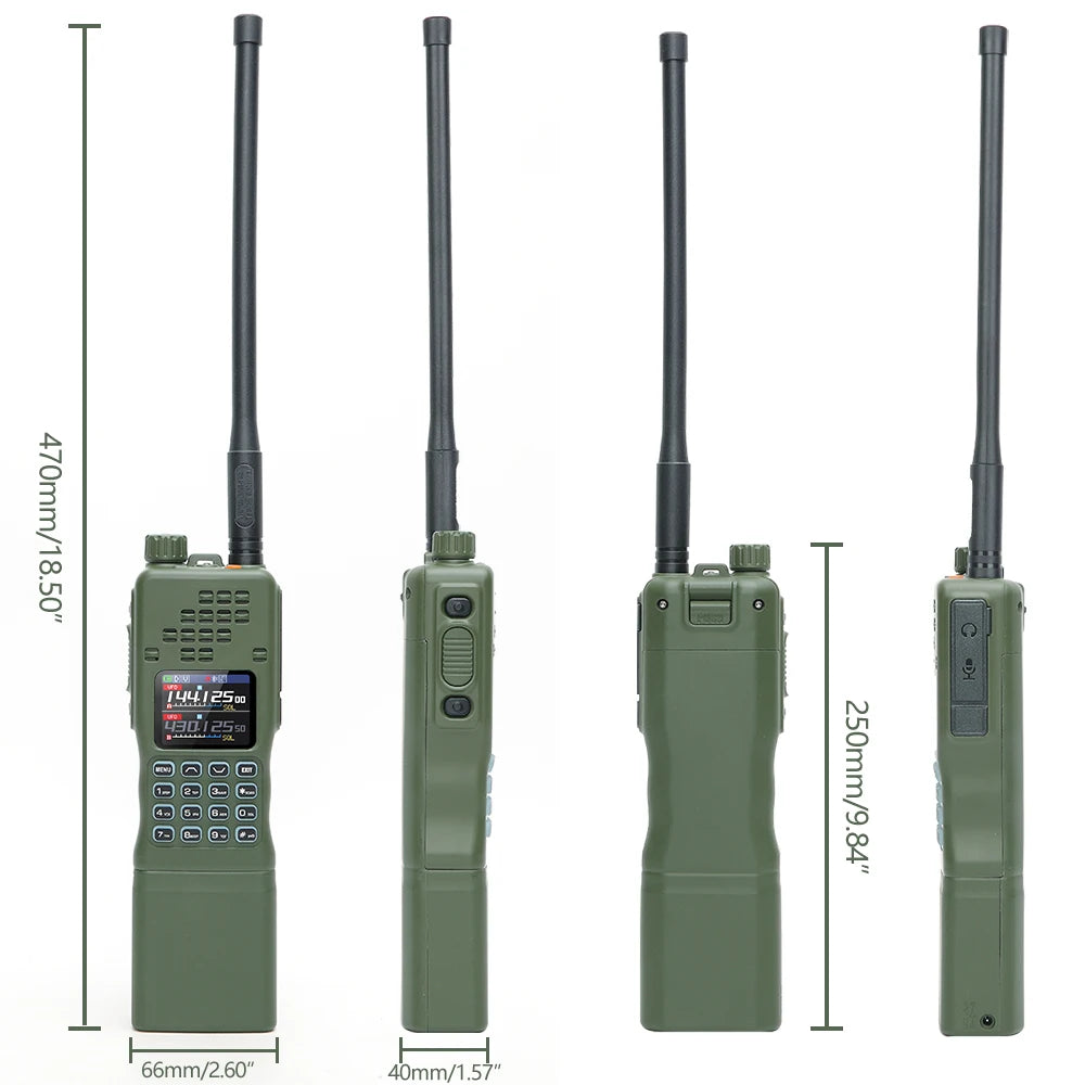 BattleGear™ AR-152 Pro Field Radio - Long-Range GPS Two-Way Transceiver