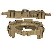 Thumbnail for BattleGear™ Tactical Duty Belt Set - MOLLE System with Accessories Pouches