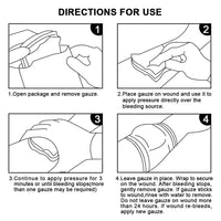 Thumbnail for TacMed™ – Hemostatic Combat Gauze – Z-Fold Kaolin Wound Dressing for IFAK