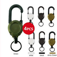Thumbnail for Ranger™ Retractable Carabiner Badge Reel — Heavy Duty Extendable Keychain Holder
