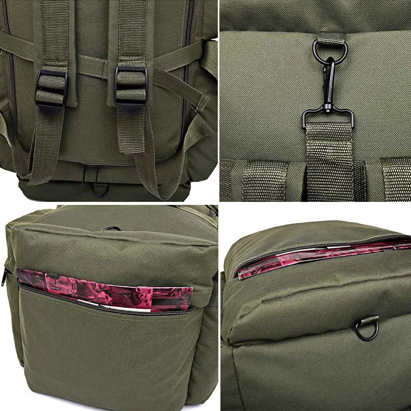 M.O.S. Gear™ - 100L Tactical Expedition Duffel Backpack - Carry-On Travel Bag